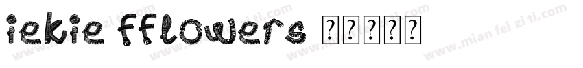 iekie Fflowers字体转换